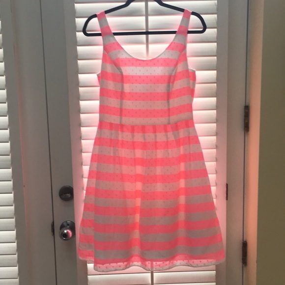 Lily Pulitzer Pink and White Stripe Posey Dress - Picture 4 of 8
